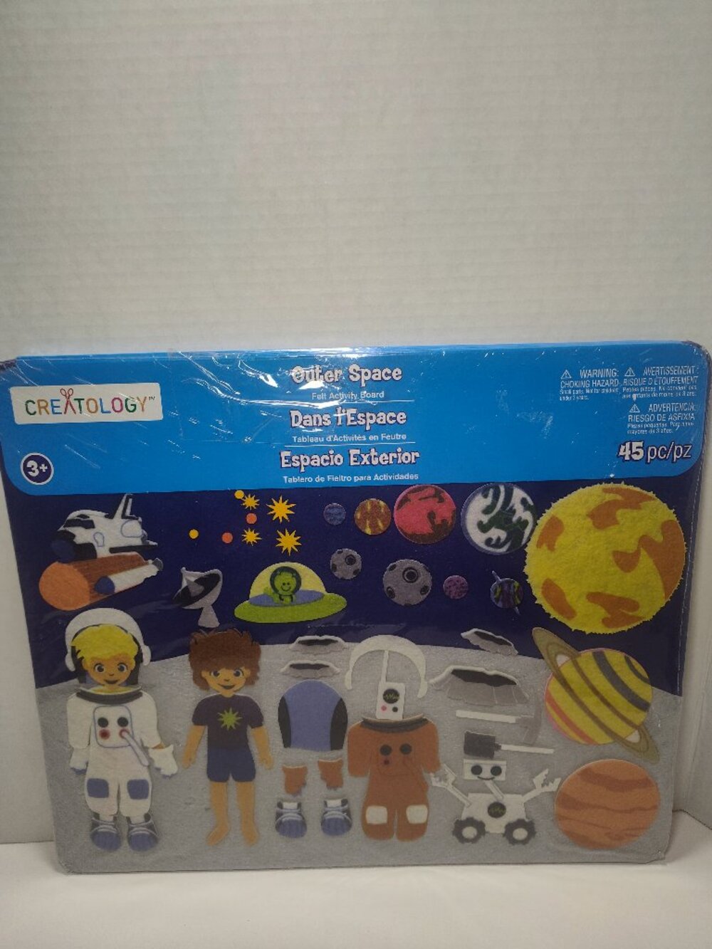 Creatology Outer Space Felt Activity Board 45 Pc New Sealed Space Set